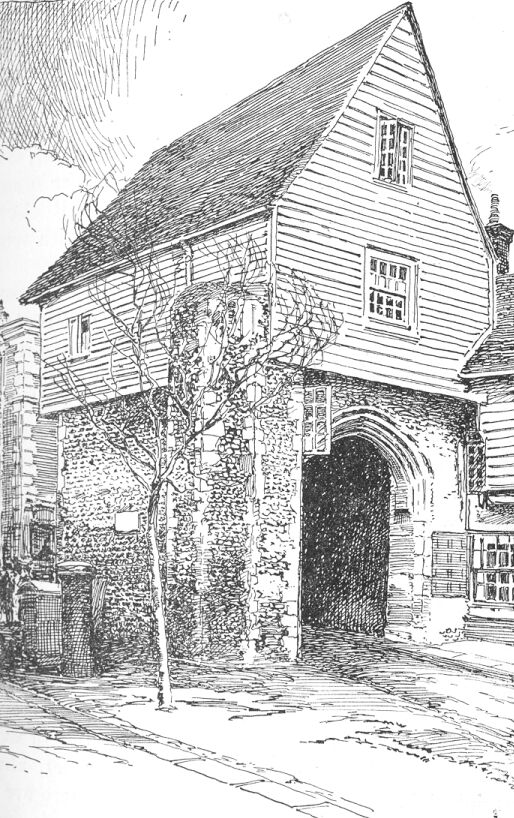The Gateway of the Monastery Close, Rochester