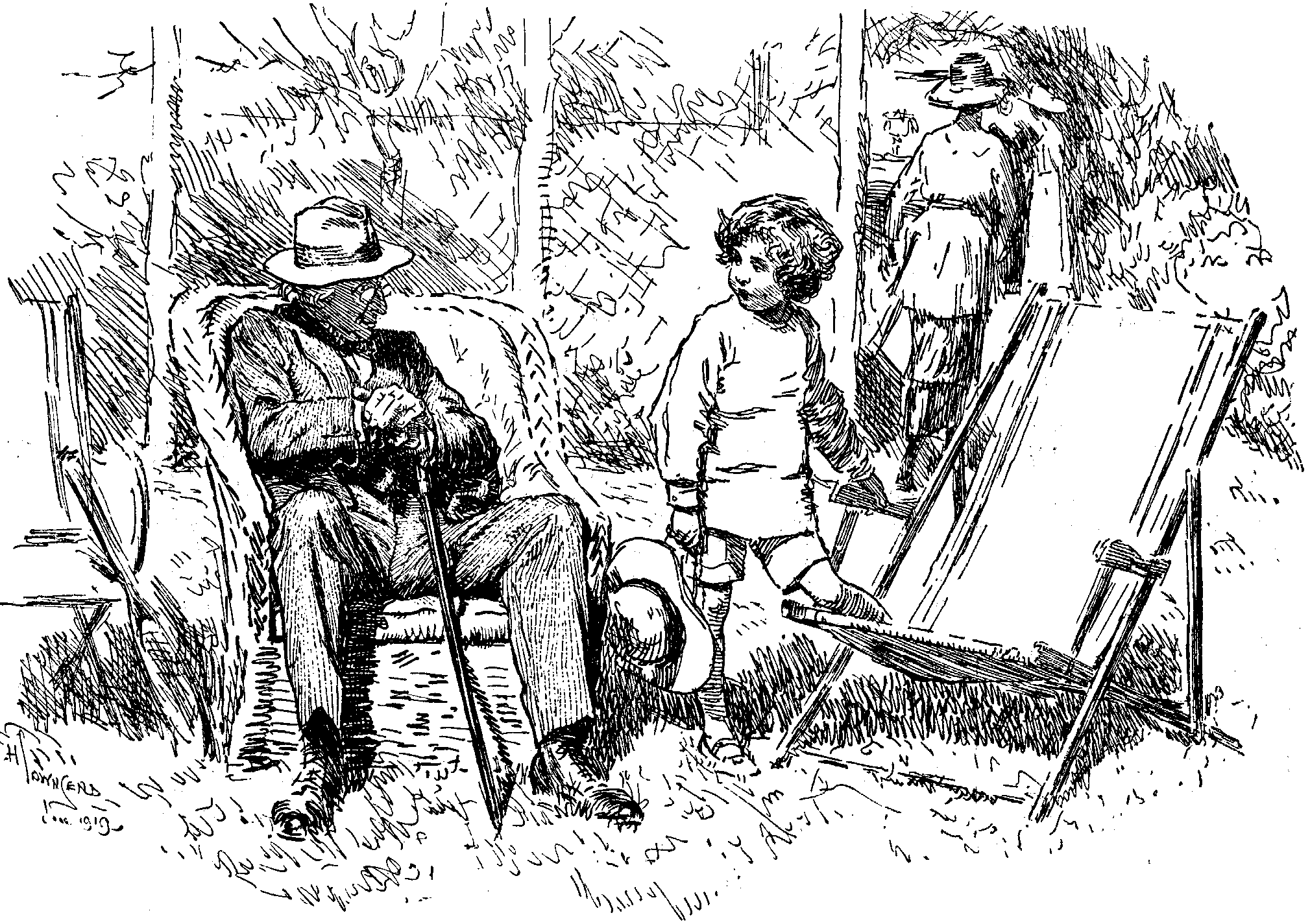 Son of the House (after being introduced to professor of mathematics). 'NOW WHAT SHALL I TALK TO YOU ABOUT?'