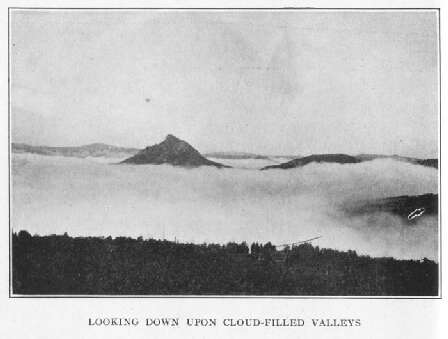 Looking Down Upon Cloud-filled Valleys