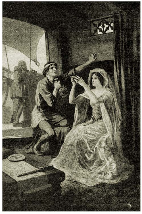 By the time they had finished drinking they loved each other so well that their love never more might leave them. By the time they had finished drinking they loved each other so well that their love never more might leave them.