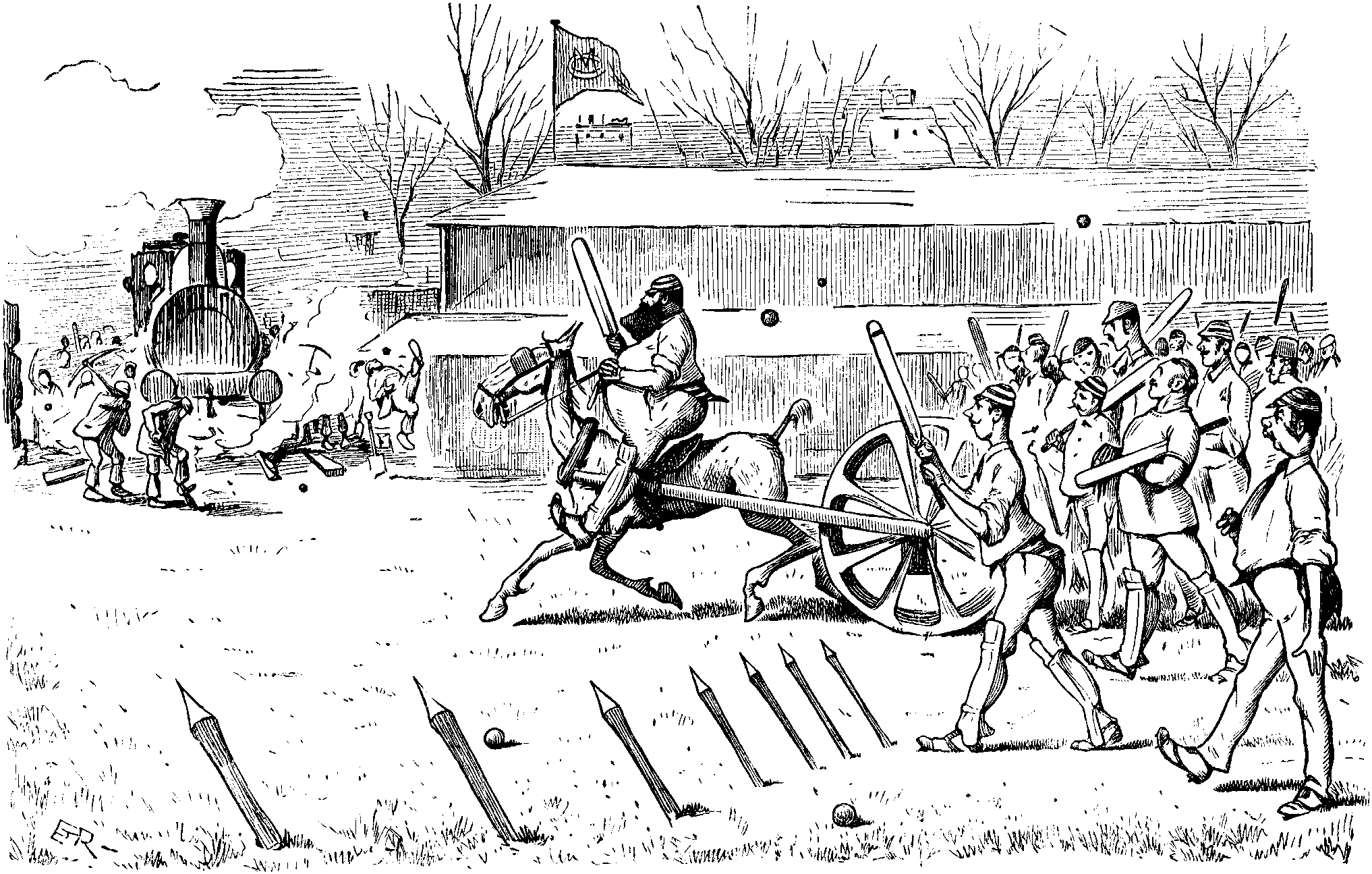 LORD'S IN DANGER. THE M.C.C. GO OUT TO MEET THE ENEMY.