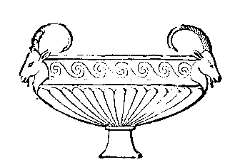 Fig 294.--Cup of precious metal. Wall-painting, Eighteenth Dynasty.