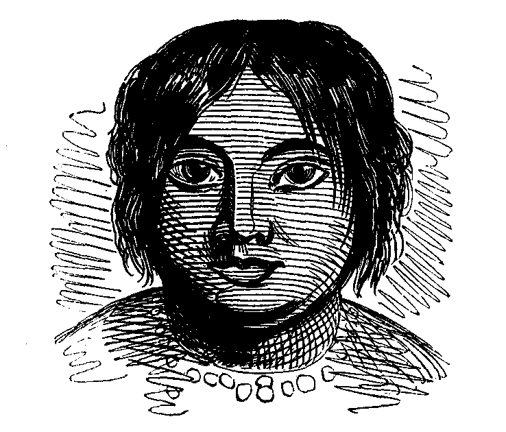 A young dark-skinned boy.