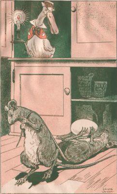 The kitten under the pussy willows