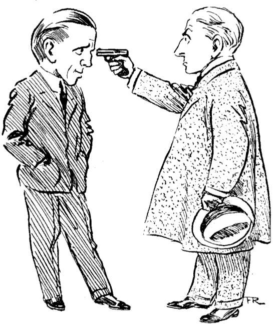 THE CAPTAIN EXAMINES ARMS.