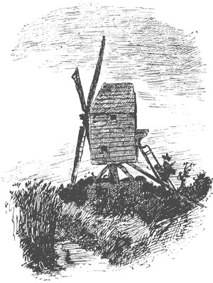 POST MILL, DENNINGTON. POST MILL, DENNINGTON.