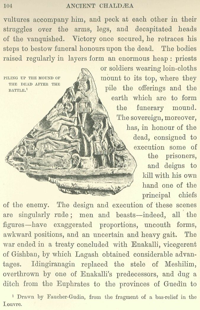 104.jpg Piling up the Mound of The Dead After The Battle.