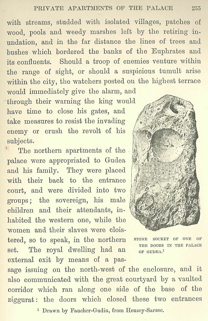 255.jpg Stone Socket of One Of the Doors in The Palace Of Gudea.( Right)