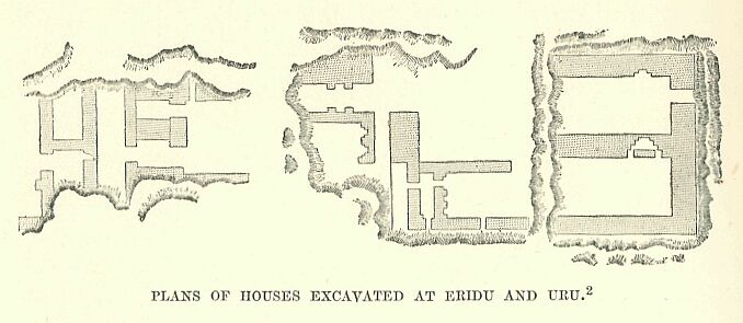 208b Plans of Houses Excavated at Eridu and Ubu.