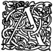 Ornate Uppercase Letter A Ornate Uppercase Letter A