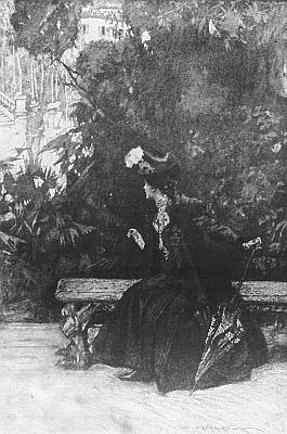 They came nearer, near enough for Mademoiselle to recognize the man with them.