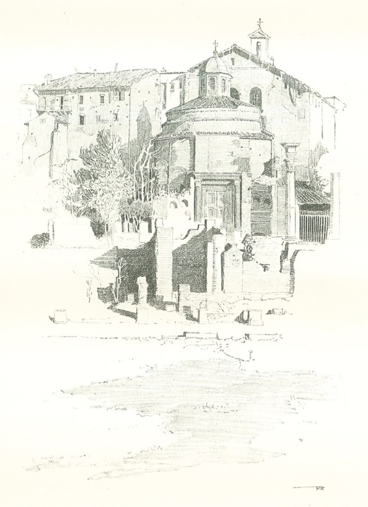 'THE TEMPLE OF ROMULUS'.