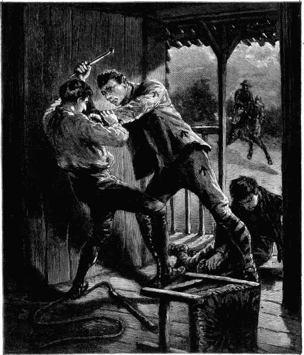 "The two were soon locked in fight."