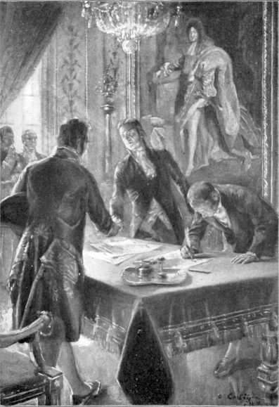 The Signing of the Louisiana Purchase Treaty by Marbois, Livingston, and Monroe The Signing of the Louisiana Purchase Treaty by Marbois, Livingston, and Monroe