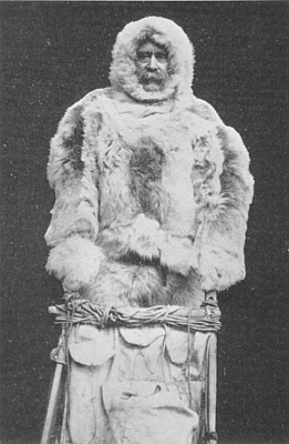 ROBERT E. PEARY IN HIS NORTH POLE FURS ROBERT E. PEARY IN HIS NORTH POLE FURS