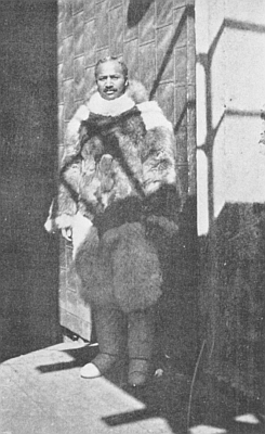 MATTHEW A. HENSON IN HIS NORTH POLE FURS, TAKEN AFTER HIS RETURN TO CIVILIZATION MATTHEW A. HENSON IN HIS NORTH POLE FURS, TAKEN AFTER HIS RETURN TO CIVILIZATION