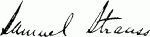 Signature: Samuel Strauss Signature: Samuel Strauss