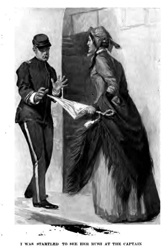 Startled to See Her Rush Down at Captain Markley 176