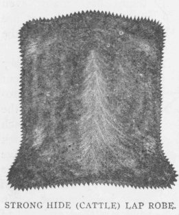 STRONG HIDE (CATTLE) LAP ROBE.