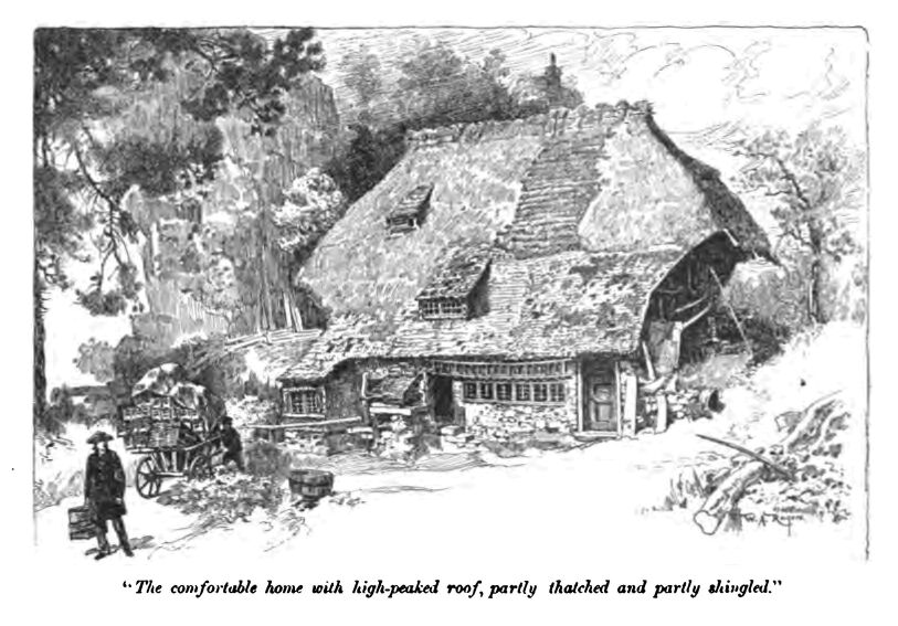 High-peaked Roof, Partly Thatched 258