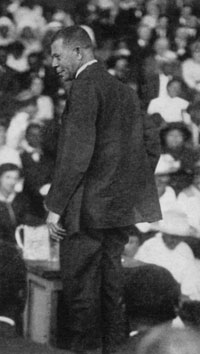 Silhouetted against the crowd Silhouetted against the crowd