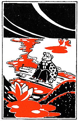 Master Meadow Mouse gets on the raft Master Meadow Mouse gets on the raft