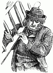 Man with a ladder Man with a ladder