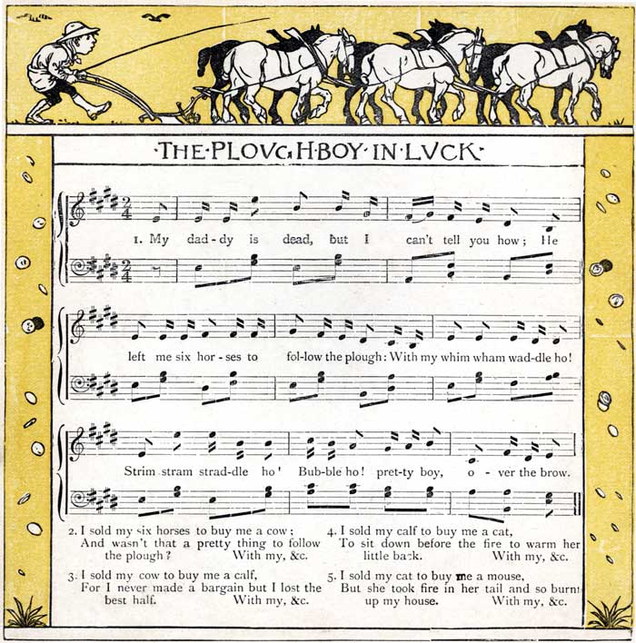 The Plough Boy in Luck music The Plough Boy in Luck music