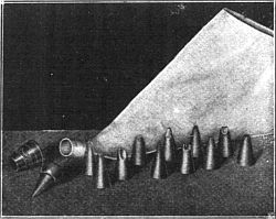 Pastry bag and tips Pastry bag and tips