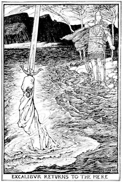 EXCALIBUR RETURNS TO THE MERE