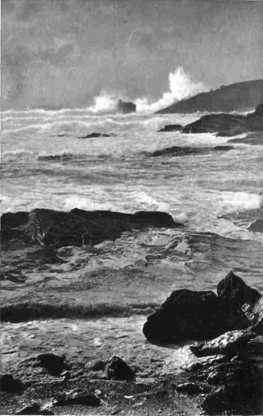 A High Sea on the North Cornwall Coast. A High Sea on the North Cornwall Coast.