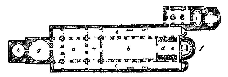 Fig. 19. Ground-Plan of Cathedral of Parenzo. Fig. 19. Ground-Plan of Cathedral of Parenzo.