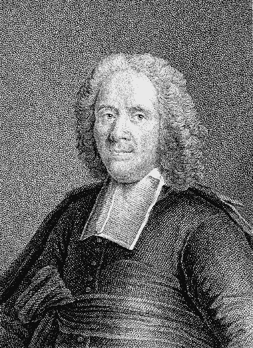 Charles Rollin. Born 1661. Died 1741. Illustration: Portrait of Charles Rollin.