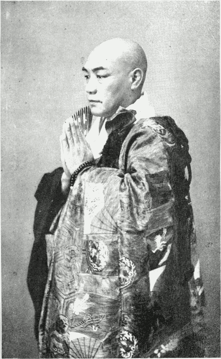 A Buddhist Priest. Illustration.