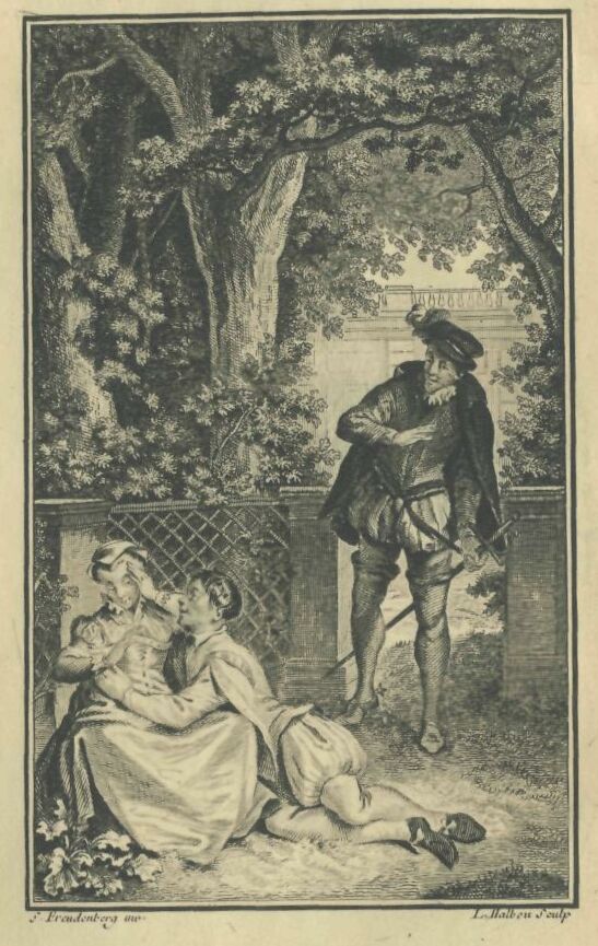 021a.jpg the Lord de Riant Finding The Widow With Her Groom