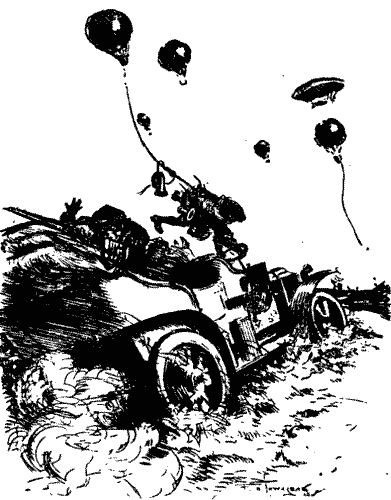 A motorist wishes to point out