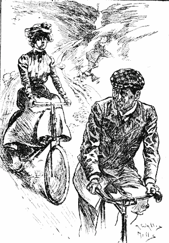 Mrs. Binks who has lost control of her machine