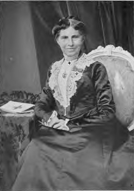 CLARA BARTON From a photograph taken in St. Petersburg in July, 1902, showing the decorations conferred upon her by the Czar and the Empress Dowager