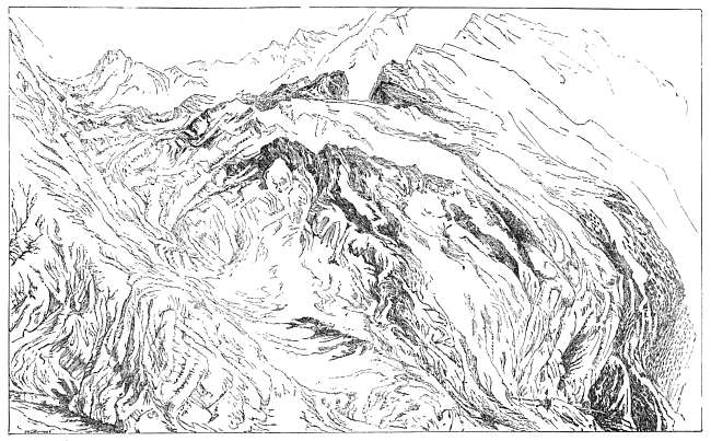Crests of the Slaty Crystallines. Crests of the Slaty Crystallines.