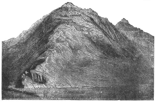 The Buttresses of an Alp. The Buttresses of an Alp.