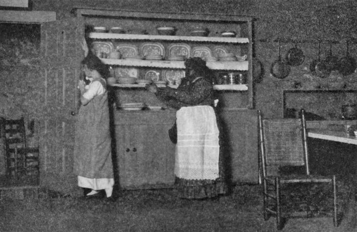 Scene from the Play  olivia hears of her father's critical illness  Act II