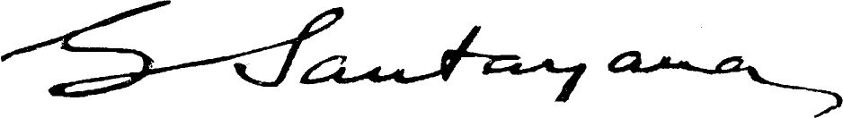 G. Santayana G. Santayana