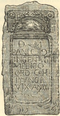 Roman military monument showing the rabbit as a Spanish device Roman military monument showing the rabbit as a Spanish device