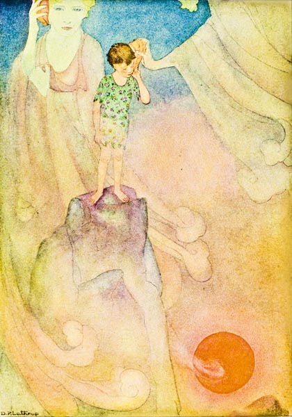 ONE OF THE MIST PEOPLE—HELD THE SHELL TO MARTIN'S EAR—AND MARTIN KNEW—THAT IT WAS THE VOICE OF THE SEA.