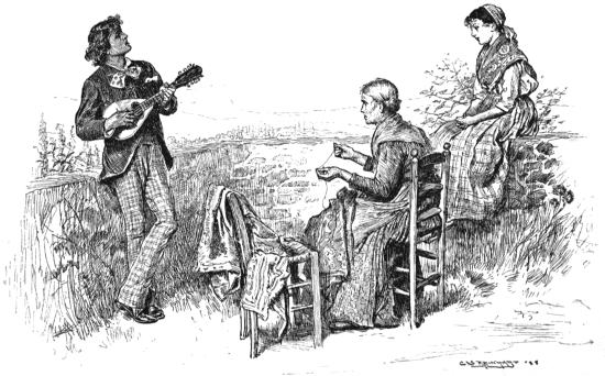 NOUNCE TOO CAME OUT, AND SAT ON THE WALL NEAR BY, LISTENING "NOUNCE TOO CAME OUT, AND SAT ON THE WALL NEAR BY, LISTENING"