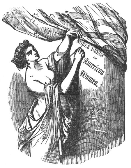 Woman with plaque "Noble Deeds" Woman with plaque "Noble Deeds"