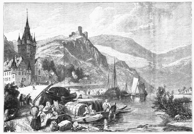 Berncastle, on the Moselle. By HARDING. Berncastle, on the Moselle. By HARDING.