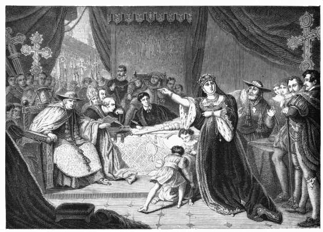 Trial of Queen Catherine. By HARLOW. A.D. 1817. In the possession of Mrs. Morrison. Trial of Queen Catherine. By HARLOW. A.D. 1817. In the possession of Mrs. Morrison.