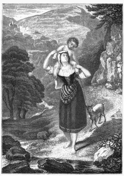 Swiss Peasant Girl. By HOWARD. Swiss Peasant Girl. By HOWARD.