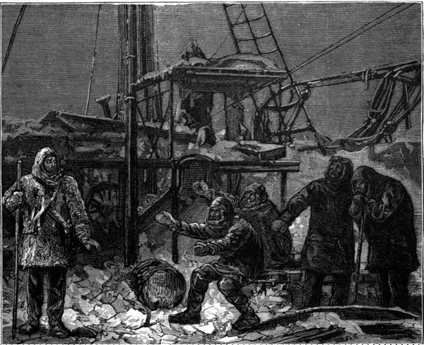 ARRIVAL OF LIEUTENANT PARR ON BOARD THE “ALERT.” ARRIVAL OF LIEUTENANT PARR ON BOARD THE “ALERT”